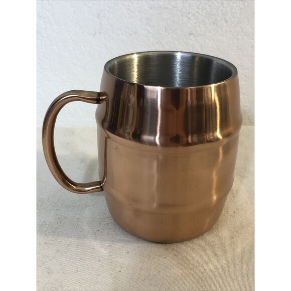 NIB Jim Beam Ghost White Whiskey Moscow Mule Mug Copper & Stainless 7 Available - Picture 2 of 6